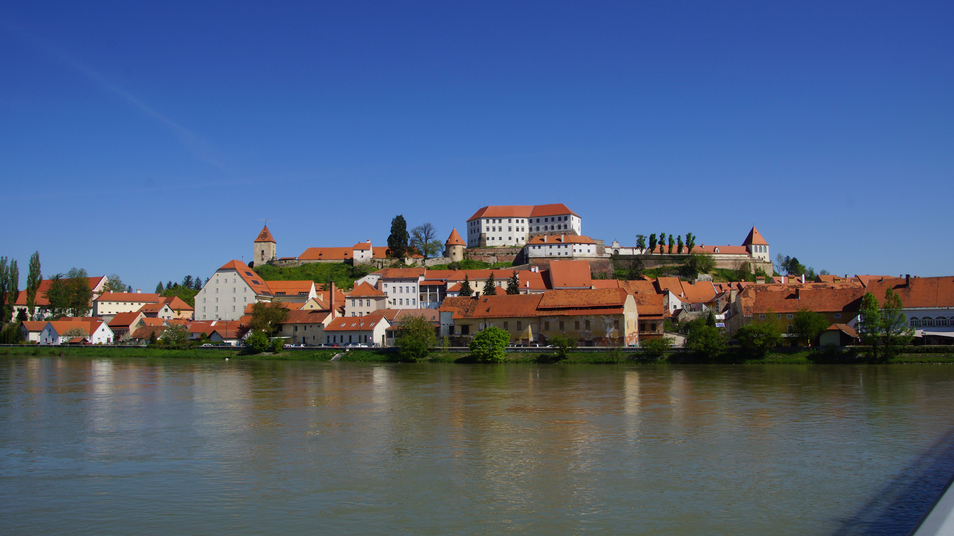 Slowenien 30: Altstadt und Schloss von Ptuj