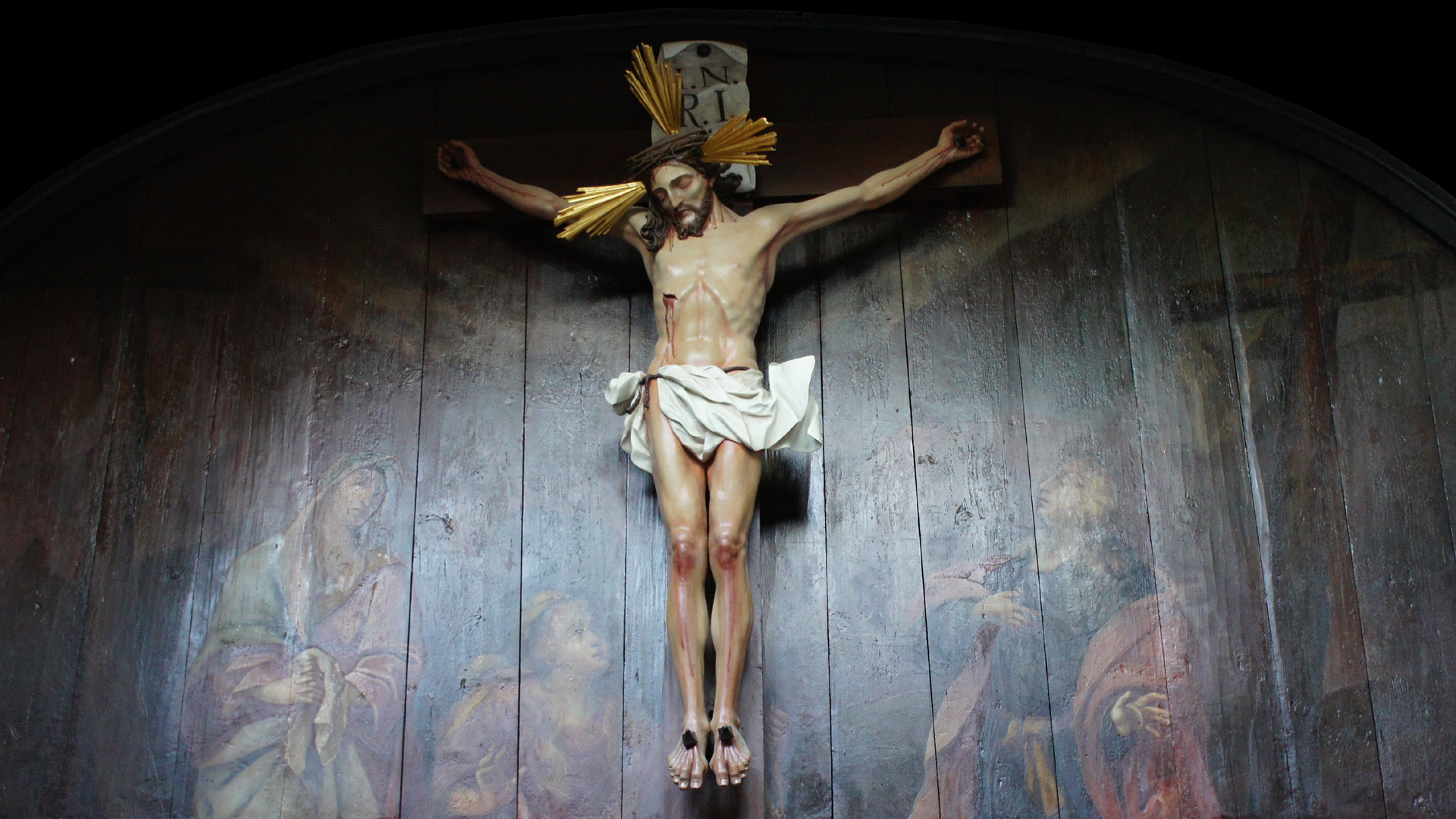 Jesus 60: Jesus, Teil des Dreeinigen Gottes, stirbt den Foltertod am Kreuz