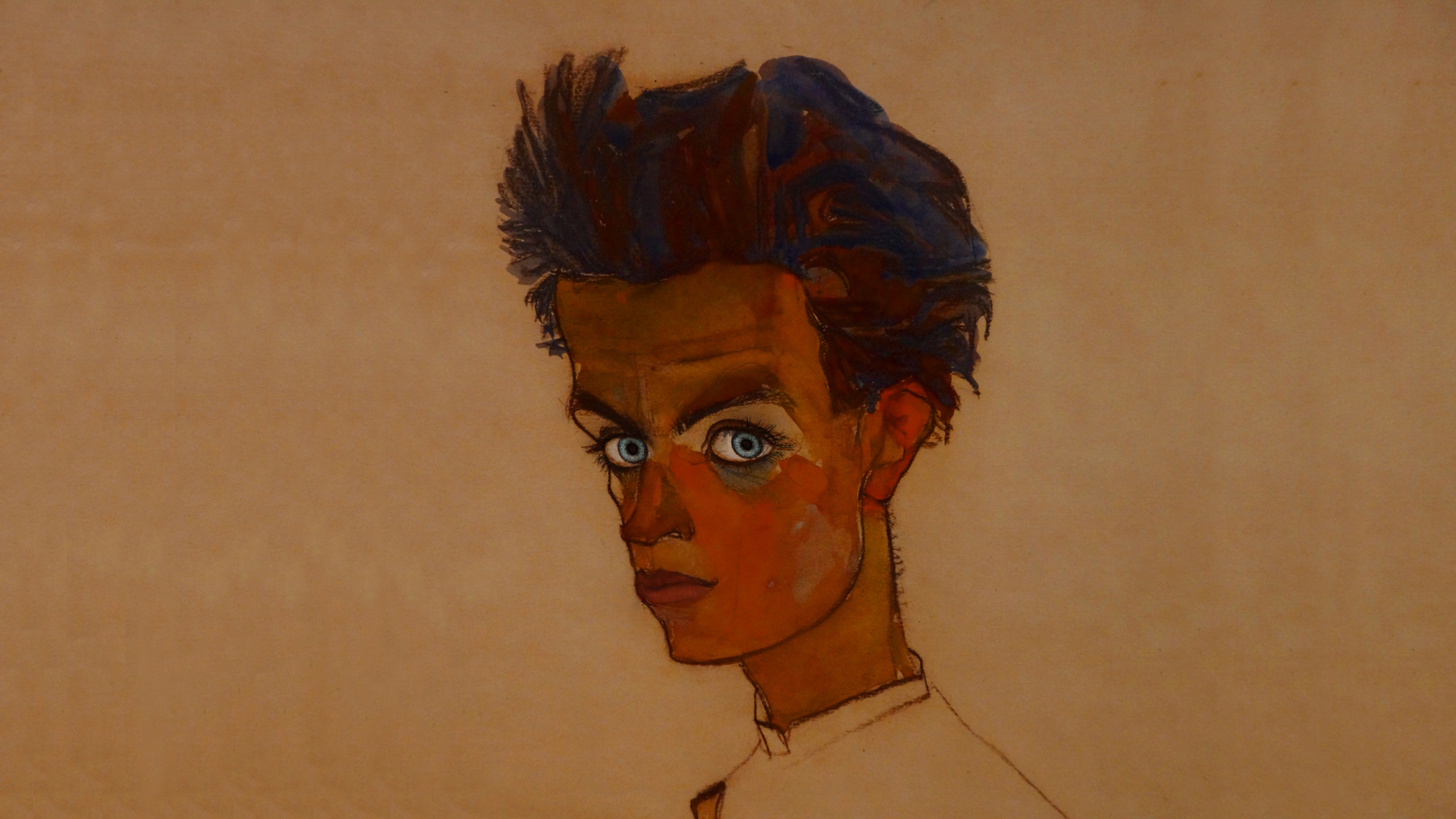 Fotostrecke Kunst 04: Egon Schiele, Selbstporträt
