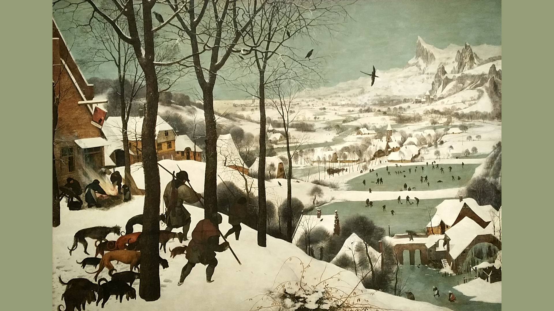 Fotostrecke Kunst 10: Pieter Bruegel d.Ä.: Jäger im Schnee