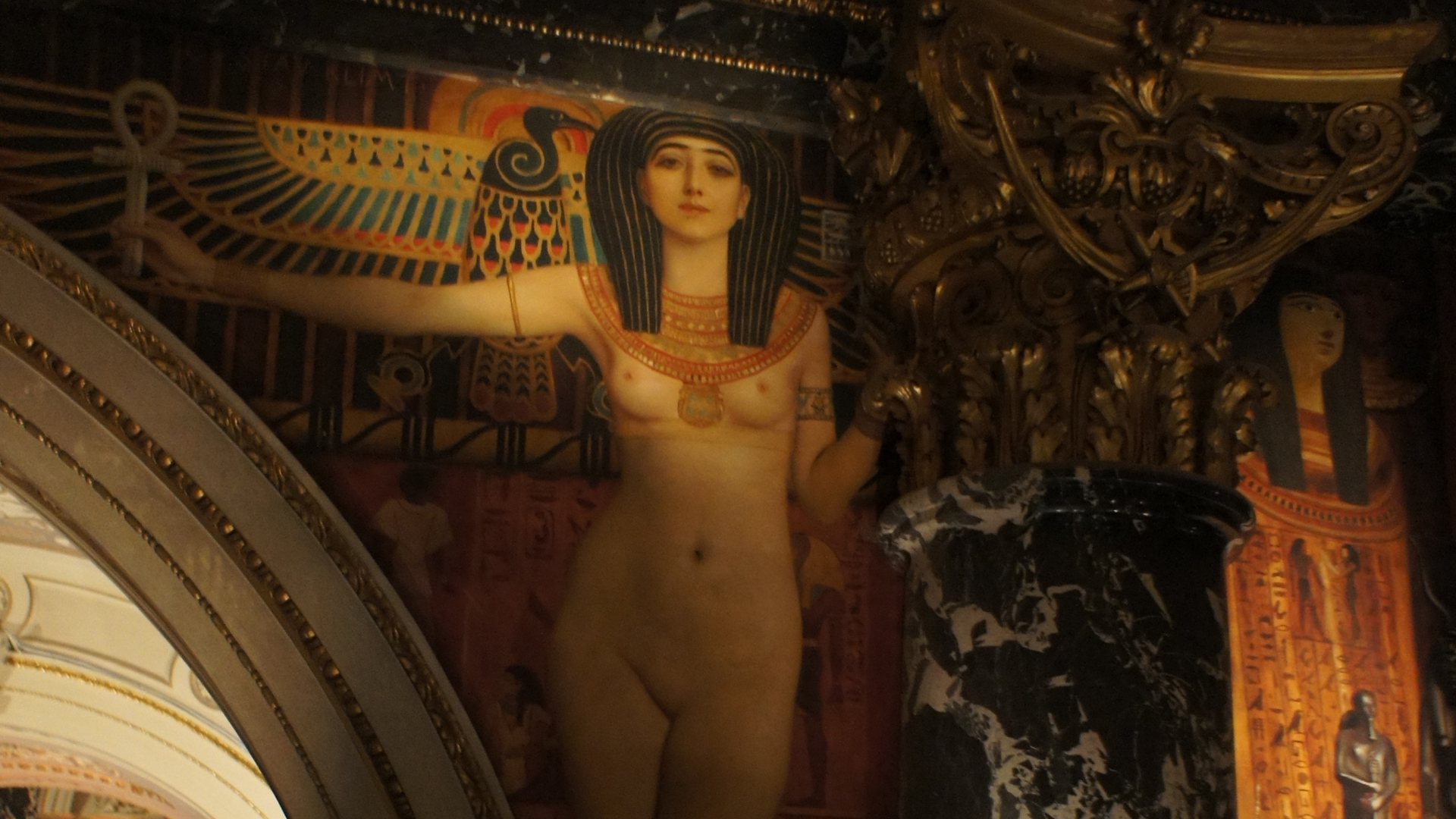 Fotostrecke Kunst 11: Gustav Klimt, Ernst Klimt und Franz Matsch: Zyklus Altitalienische Kunst, griechische bzw. ägyptische Göttin