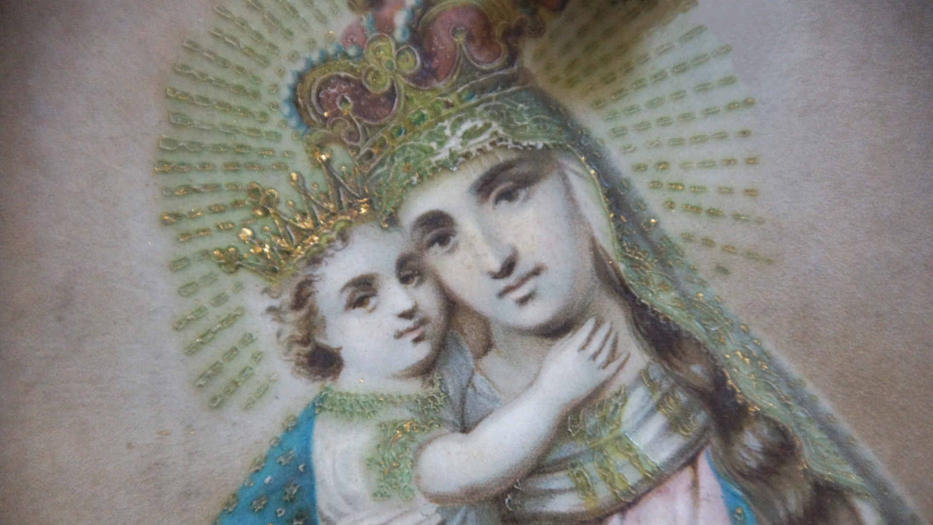 Maria 16: Maria mit Kind in einer Kapelle in Hinterstoder (Oberösterreich)