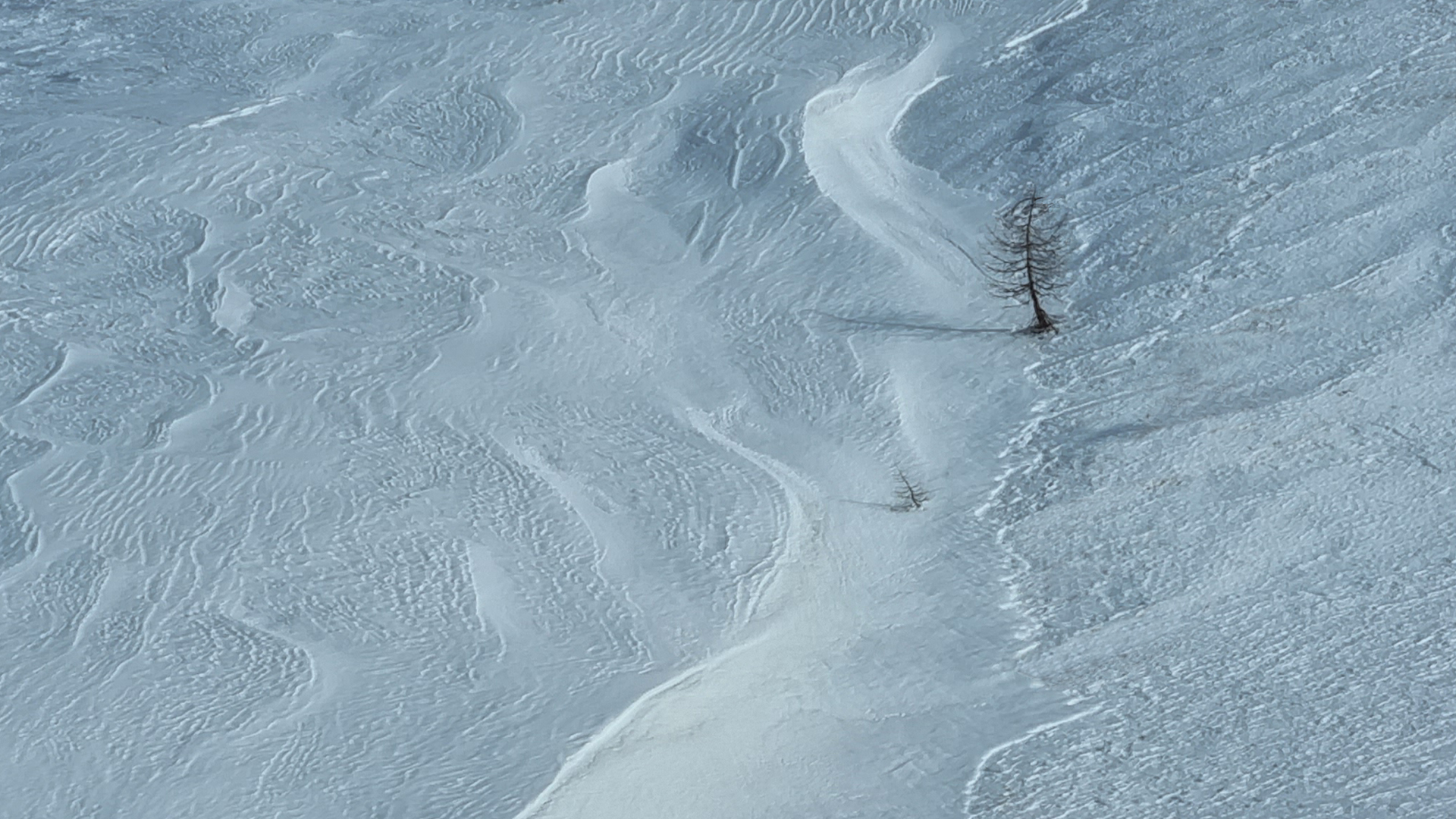 Fotostrecke Schnee Abbildung 17: Schneewehen am Golzentipp (Osttirol)
