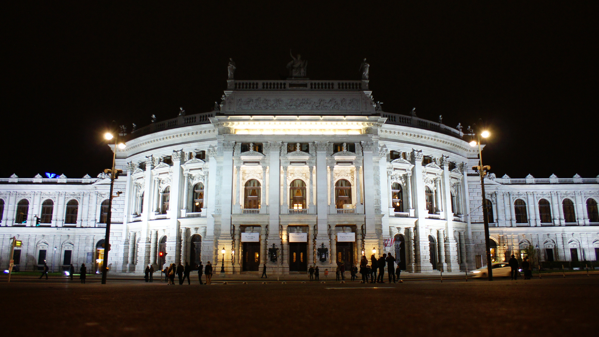 Fotostrecke Wien bei Nacht 09: Burgtheater