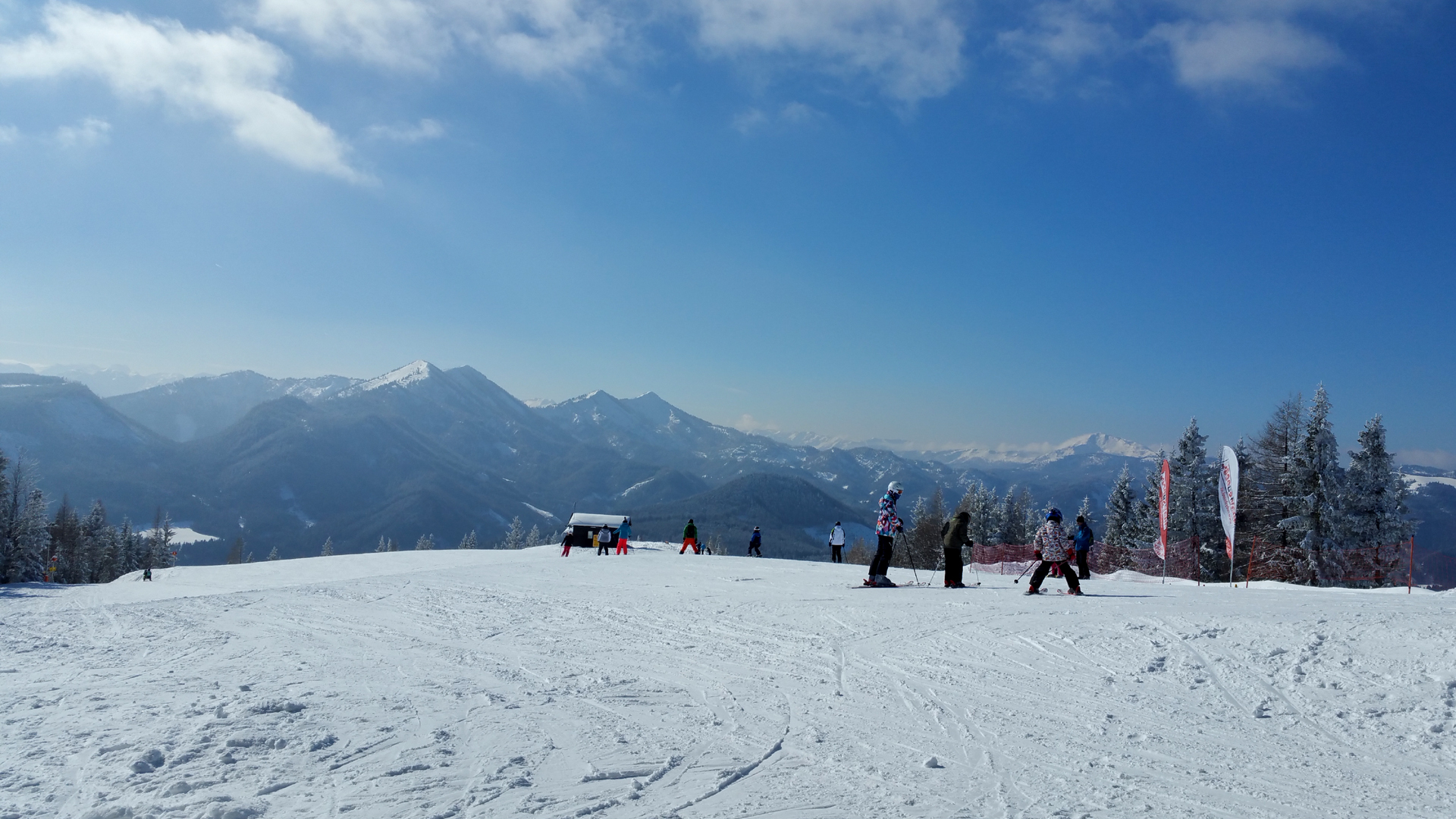 Fotostrecke Winter Abbildung 77: Skifahren auf der Bürgeralpe bei Mariazell